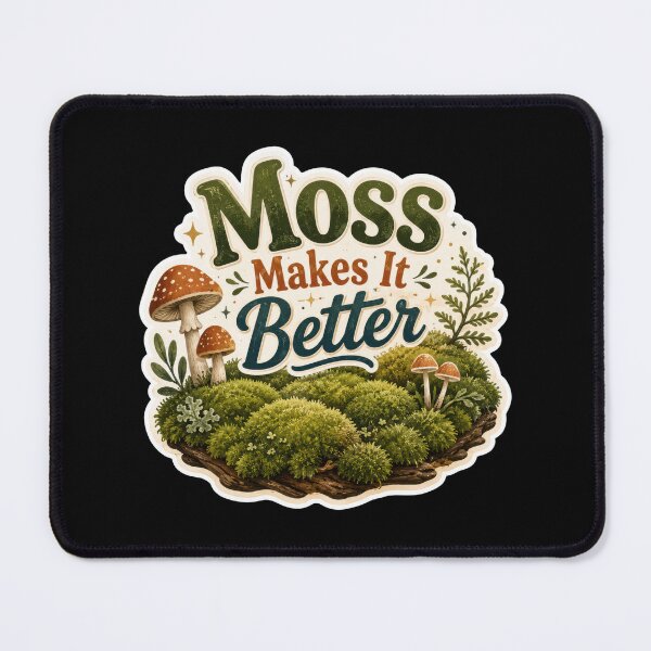 Item preview, Moss Makes It Better – Woodland Garden designed and sold by Sketchlegacy.