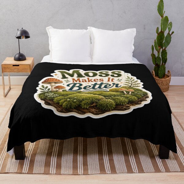 Item preview, Moss Makes It Better – Woodland Garden  designed and sold by Sketchlegacy.