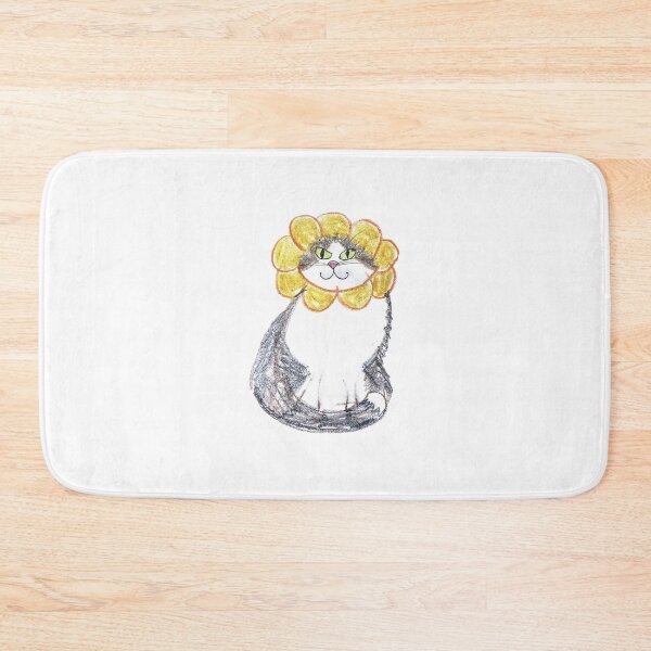 Item preview, Cute Flower Cat designed and sold by MagicYana.