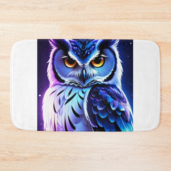 Item preview, Digital Art - Stylized Owl, Cyberpunk Illustration designed and sold by World-Pets.