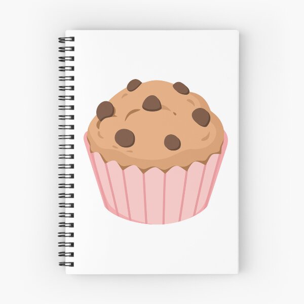 Item preview, Chocolate Chip Muffin Pink Paper Cupcake designed and sold by Anne97s.