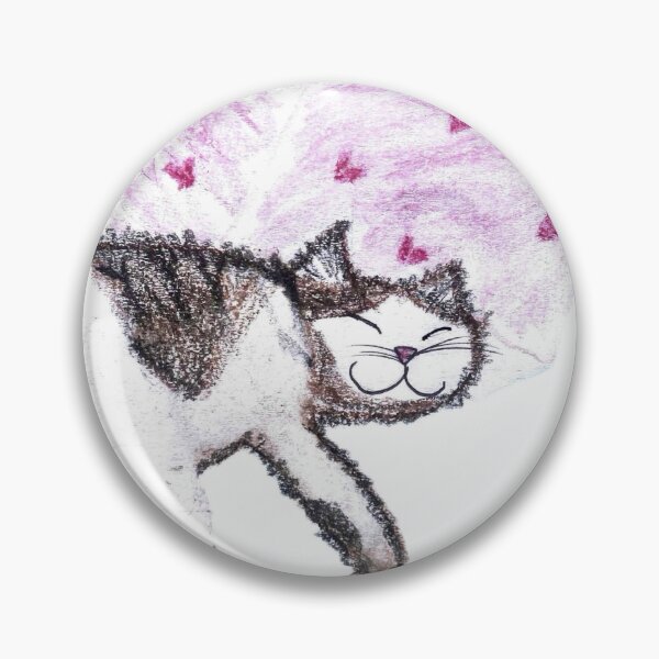 Item preview, Cute happy sleeping cat designed and sold by MagicYana.