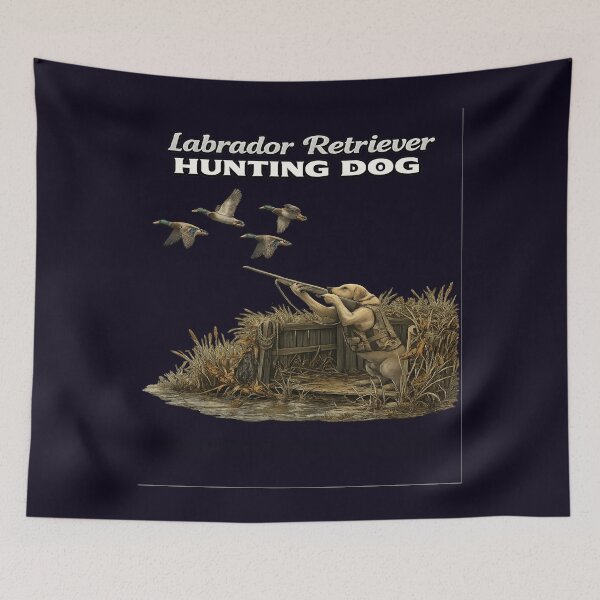 Item preview, LABRADOR RETRIEVER Duck Hunting Hunter Funny Canine Art designed and sold by PRINTSCHARMINGM.