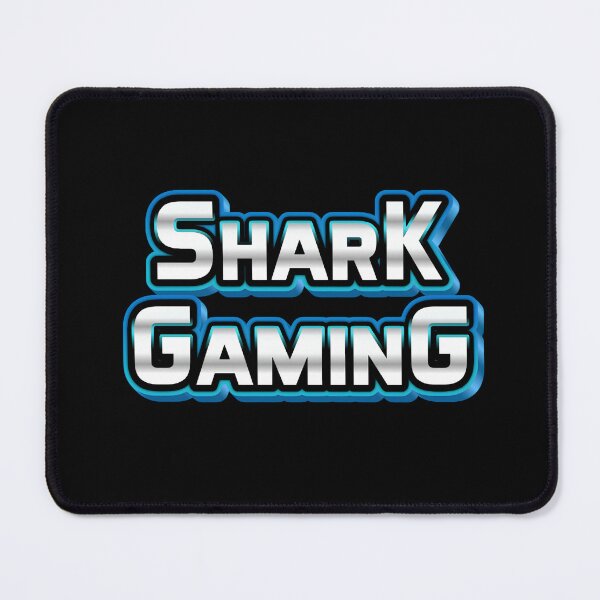 Item preview, Shark Gaming Metallic Logo designed and sold by Khadigadesings.