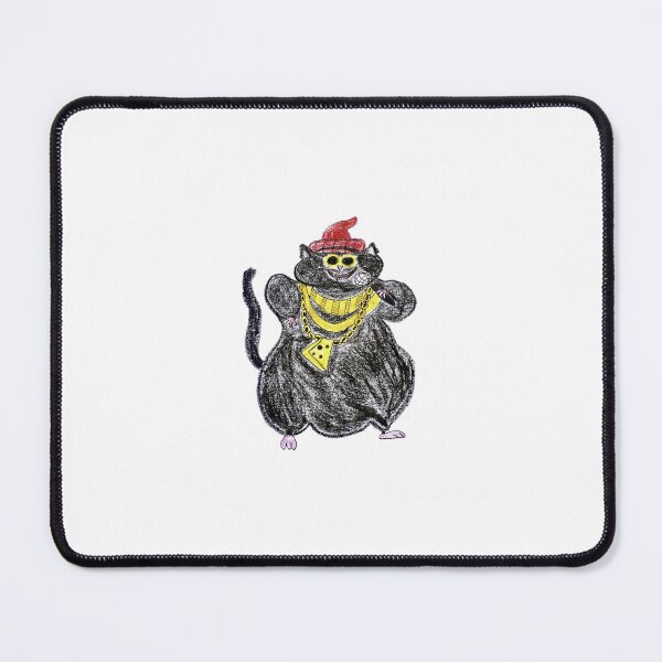 Item preview, Funny Rap Cat Crayon Drawing designed and sold by MagicYana.