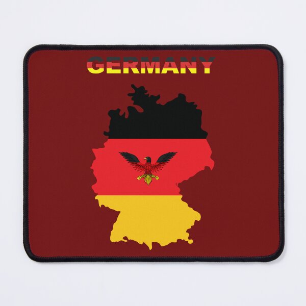 Item preview, germany flag map designed and sold by GlobalPrintArt.