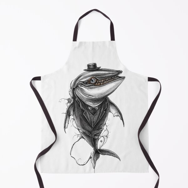 Item preview, Dapper Whale Gentleman – Surreal Vintage Ocean Character designed and sold by Mysterium AI.