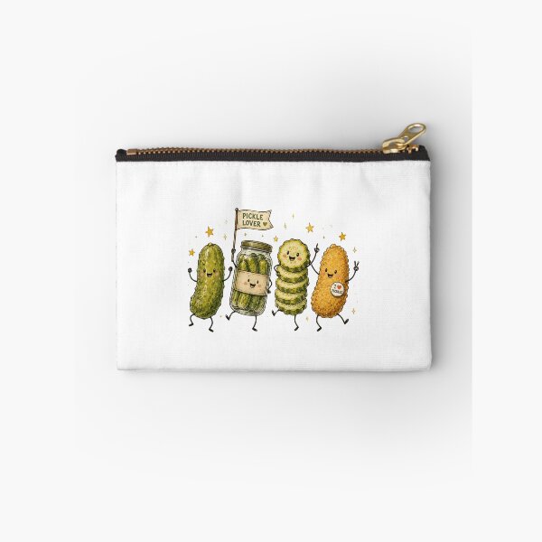 Item preview, Cute Pickle Lover Cartoon Kawaii Food Humor Vintage Illustration designed and sold by MotivaChic.