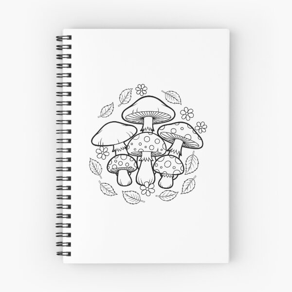 Item preview, Whimsical Mushroom Forest Illustration designed and sold by ArtPer-design.