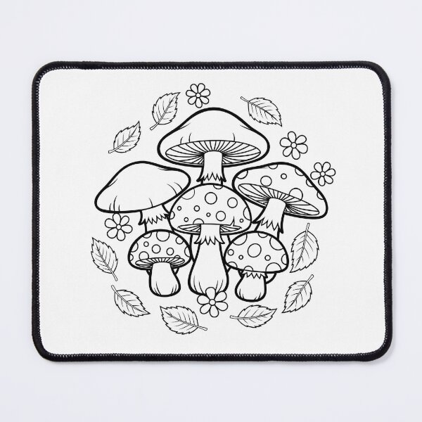 Item preview, Whimsical Mushroom Forest Illustration designed and sold by ArtPer-design.