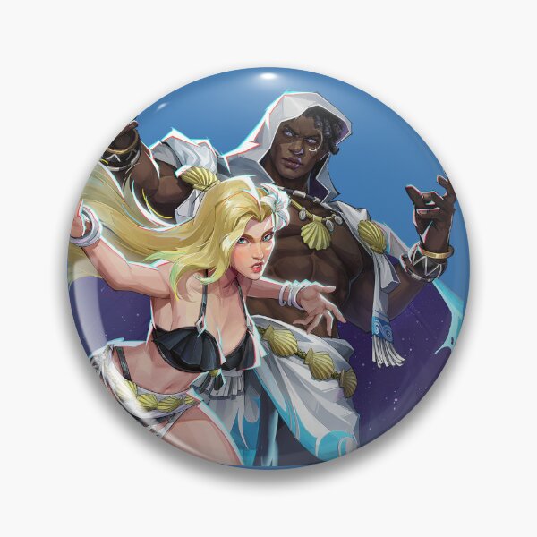 Item preview, Cloak and Dagger Marvel Rivals summer skin sticker designed and sold by Applesaucemeow-.