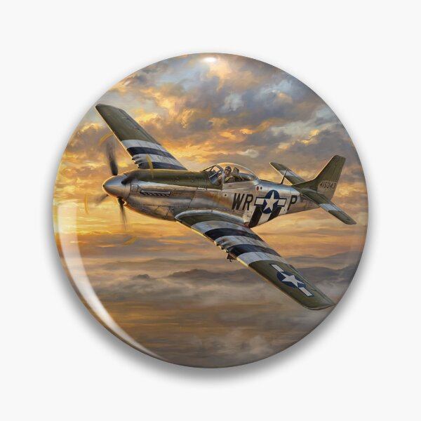 Item preview, P-51 Mustang over the sea designed and sold by Yaremchuk.