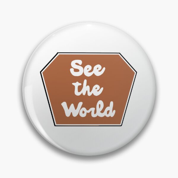 Item preview, Travel and see the world designed and sold by Peace, Love & Pugs.