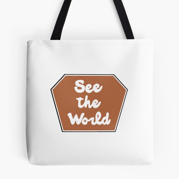 Item preview, Travel and see the world designed and sold by Peace, Love & Pugs.