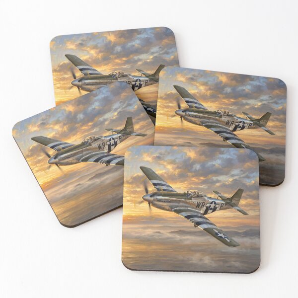 Item preview, P-51 Mustang over the sea designed and sold by Yaremchuk.