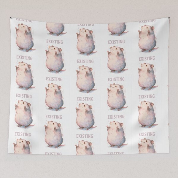 Item preview, Tiny Dumpster Philosopher Possum designed and sold by SignumShop.