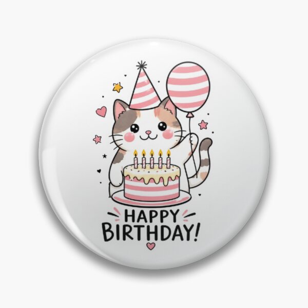 Item preview, Happy Birthday Cat  designed and sold by Snurly.