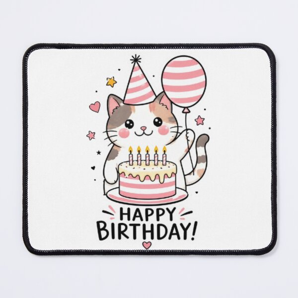 Item preview, Happy Birthday Cat designed and sold by Snurly.
