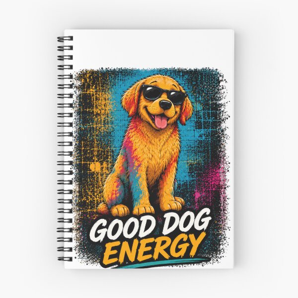 Item preview, Good Dog Energy Golden Retriever Dog Shirt designed and sold by PINK FREE.