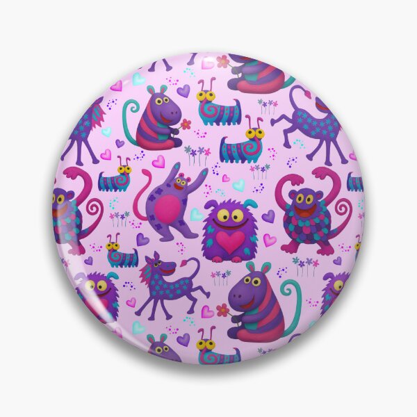 Item preview, Happy Little Oddballs Pattern - Cute Whimsical Creatures designed and sold by PatykArt.