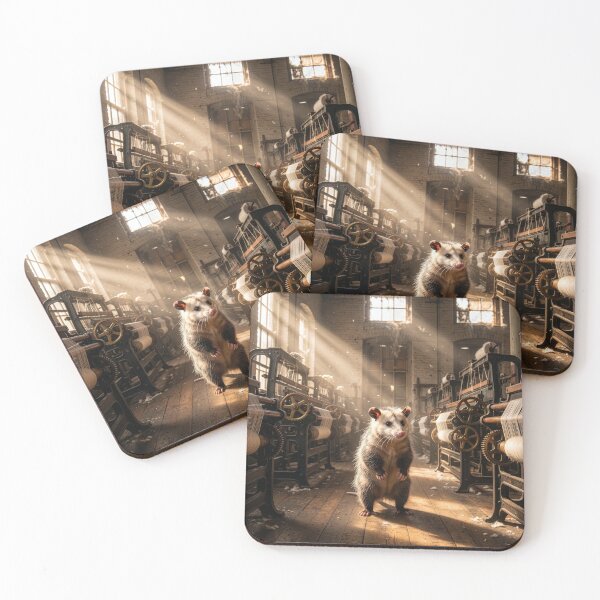 Item preview, Opossum Cotton Mill Girl designed and sold by Tridentulus.
