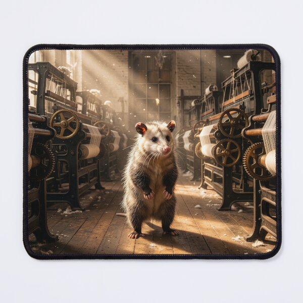 Item preview, Opossum Cotton Mill Girl designed and sold by Tridentulus.