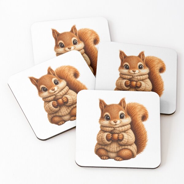 Item preview, Cozy Squirrel with Acorn designed and sold by RoPrincess.