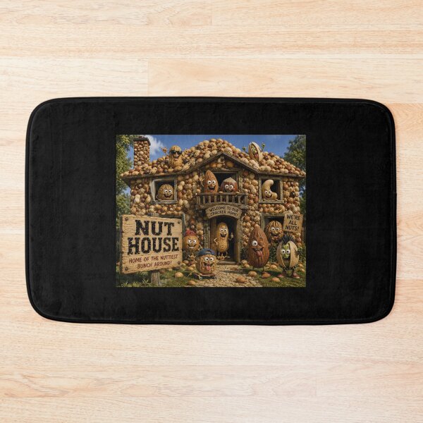 Item preview, Nut House Home of the Nuttiest Bunch designed and sold by Hornace88studio.
