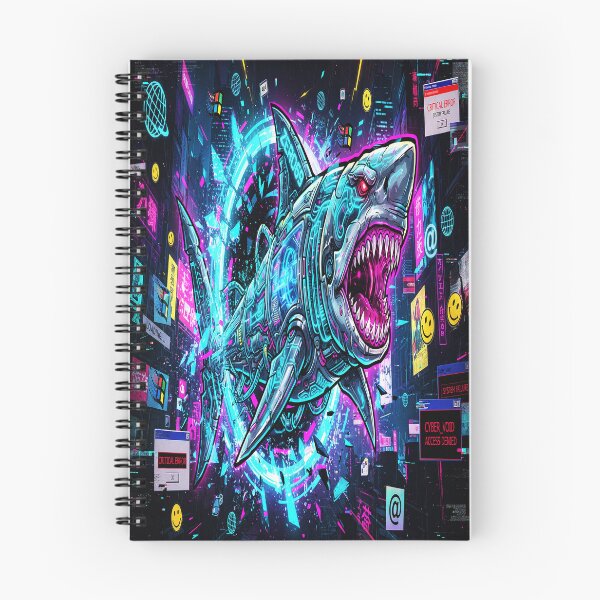 Item preview, ZERO69 Void Hunter – Cybernetic Shark Y2K Glitch Division Original designed and sold by zero69nodaysoff.
