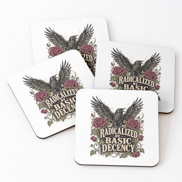 Item preview, Radicalized by Basic Decency - Gothic Raven & Roses designed and sold by BumbleBloom7.