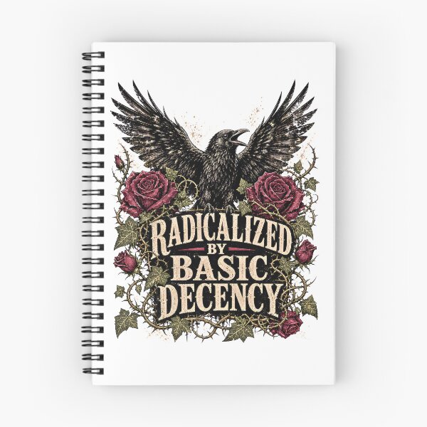 Item preview, Radicalized by Basic Decency - Gothic Raven & Roses designed and sold by BumbleBloom7.