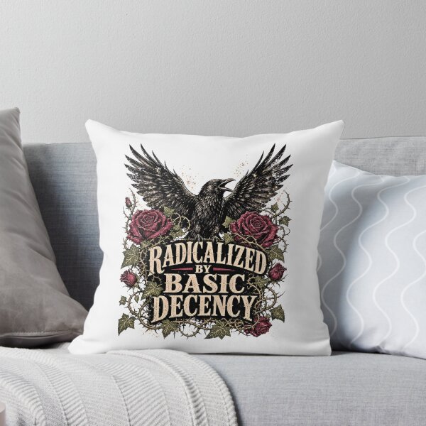 Item preview, Radicalized by Basic Decency - Gothic Raven & Roses designed and sold by BumbleBloom7.