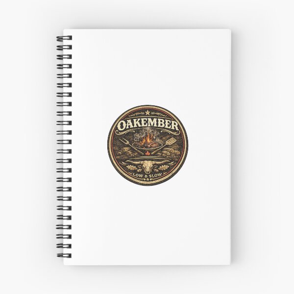 Item preview, OakEmber | Fire • Smoke • Oak • Ember | Vintage BBQ Heritage Badge designed and sold by OakEmber.