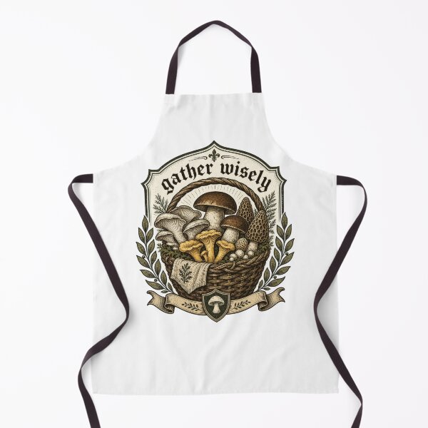 Item preview, Gather Wisely Mushroom Foraging Basket Fungi designed and sold by AntiqueImages.