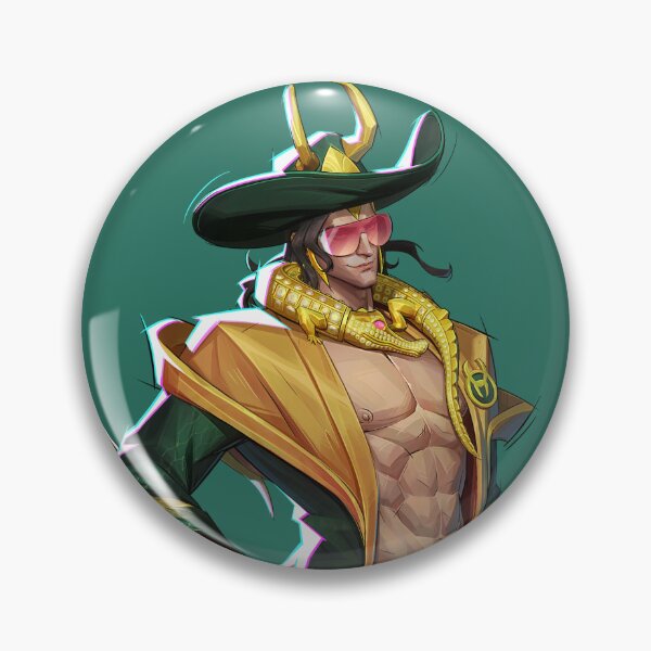 Item preview, Loki Marvel Rivals summer skin sticker designed and sold by Applesaucemeow-.