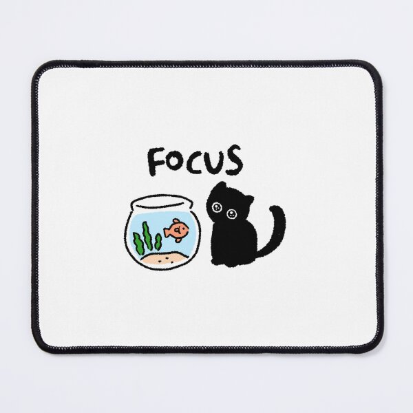 Item preview, Black Cat Digital Sticker – Focus Motivation Cute Cat for Planners & Journals designed and sold by lazydayz16.