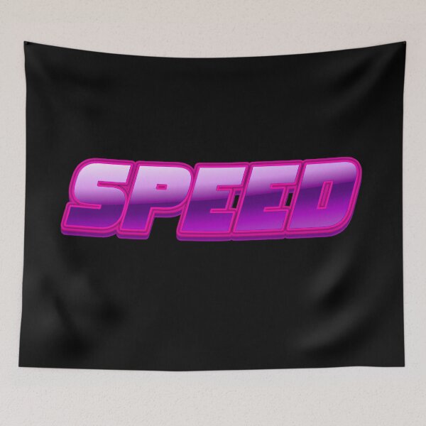 Item preview, Speed Metallic Pink and Purple Typography designed and sold by Khadigadesings.