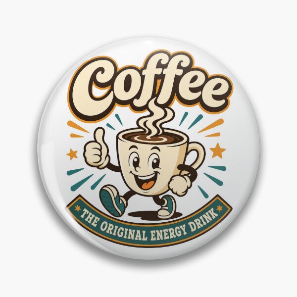 Item preview, Coffee The Original Energy Drink - Retro Coffee Lover designed and sold by Graphic Vibe Designs.