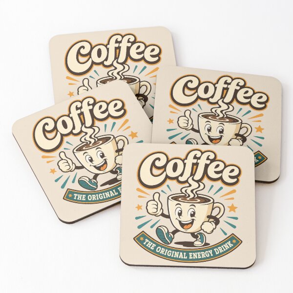 Item preview, Coffee The Original Energy Drink - Retro Coffee Lover designed and sold by Graphic Vibe Designs.