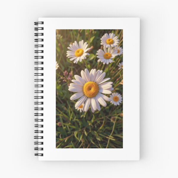 Item preview, Golden Hour Daisy Flowers Aesthetic Photography designed and sold by Nature Moments.