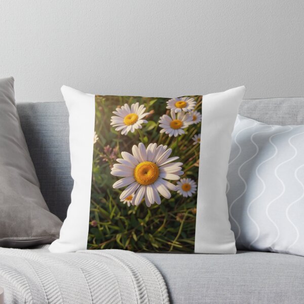 Item preview, Golden Hour Daisy Flowers Aesthetic Photography designed and sold by Nature Moments.