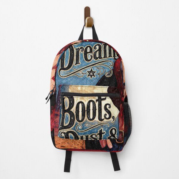 Item preview, Boots Dust and Dreams Retro Western Cowgirl designed and sold by Hen-C-Art.