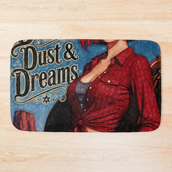 Item preview, Boots Dust and Dreams Retro Western Cowgirl designed and sold by Hen-C-Art.