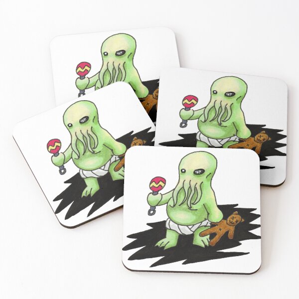 Item preview, Baby Cthulhu designed and sold by littleinkdudes.