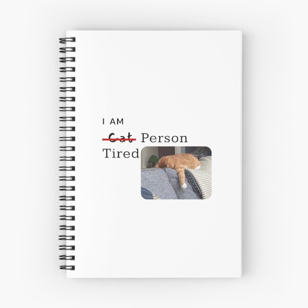 Item preview, I Am a Cat Person Funny T-Shirt | Tired Cat Graphic Tee for Cat Lovers designed and sold by TheAmorse01.