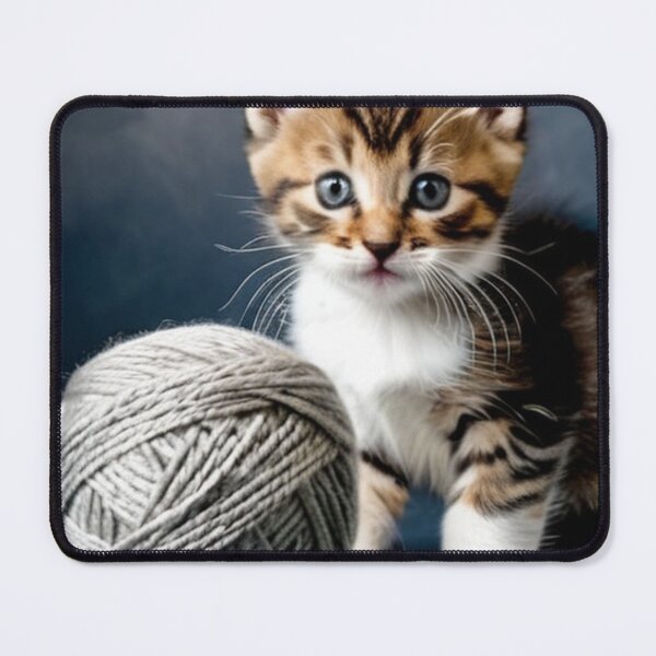 Item preview, Animals - Adorable Tabby and White Kitten, Sweet and Innocent Portrait designed and sold by World-Pets.