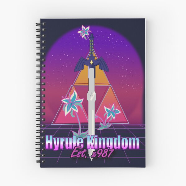 Item preview, The Legend of Zelda Synthwave Illustration designed and sold by HeroOfStorms.