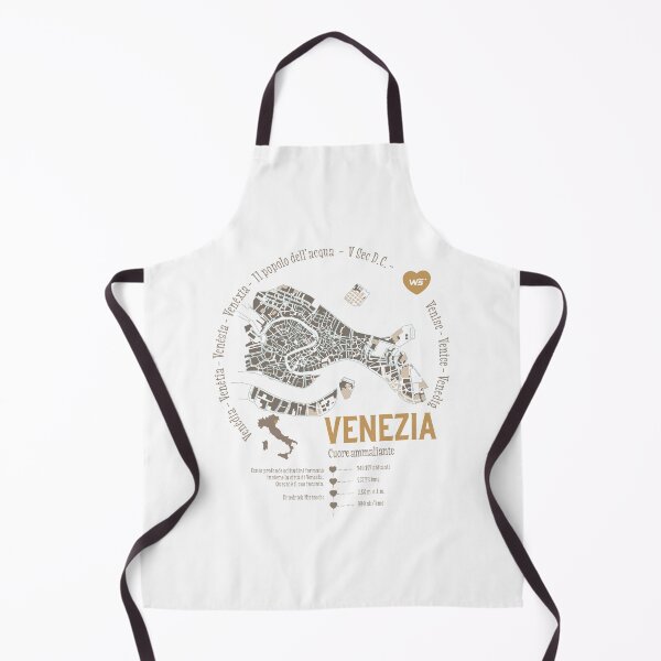 Artikelvorschau, Venedig-Karte im Vintage-Stil (italienischer Stil) entworfen und verkauft von waldraws.