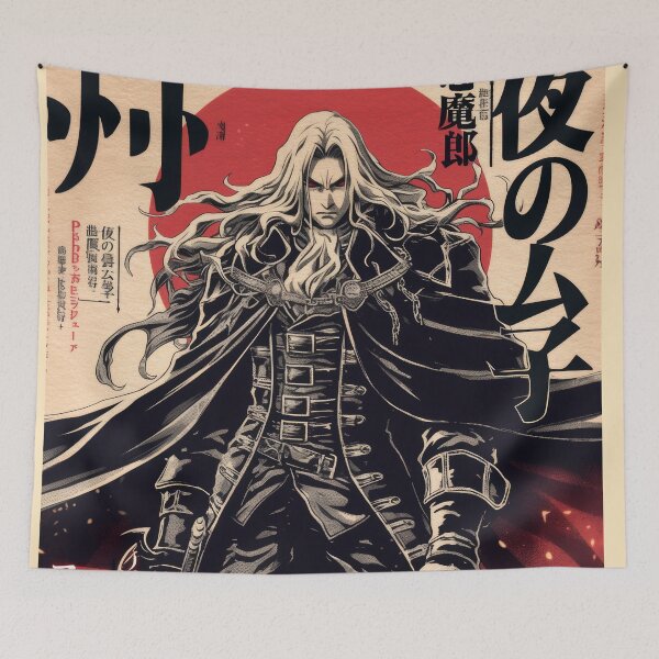 Aperçu de l'œuvre Alucard prêt au combat créée et vendue par AnimeArsenalPrints.