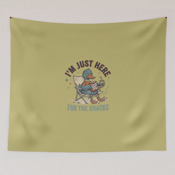 Item preview, I'm Just Here for the Snacks designed and sold by WesWay.